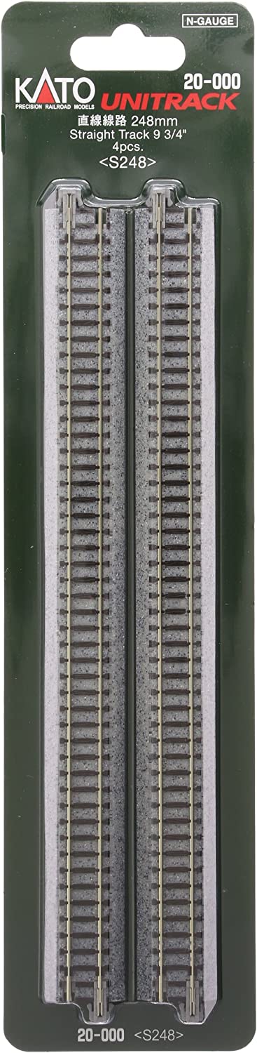 Kato 20-000 N Scale Unitrack 248mm (9 3/4") Straight Track