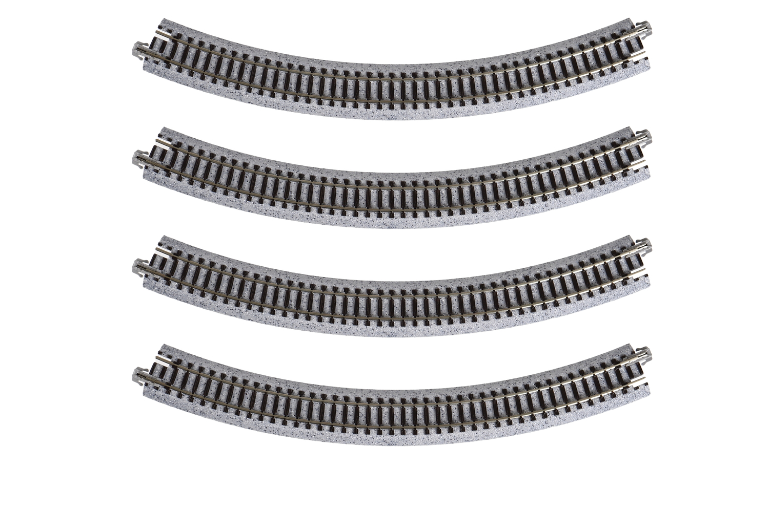 Kato 20-110 N R282-45 Curved Track (4 ea) (11-45d)