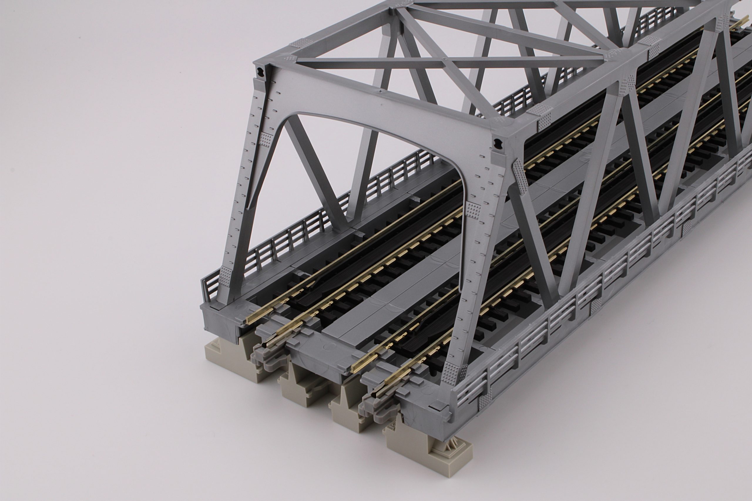 Kato 20-437 N Double Truss Bridge, Silver, 248 mm