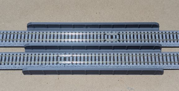 Grey 186mm double line bridge