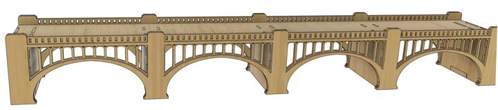 Arch Bridge viaduct Double - Click Image to Close